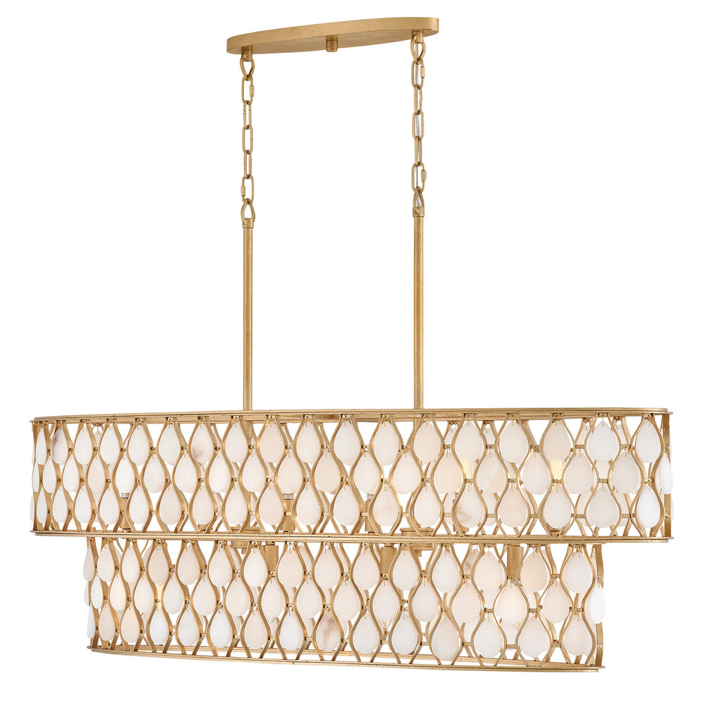 Fredrick Ramond Canada - LED Linear Pendant - Estie - Piastra Gold- Union Lighting Luminaires Decor