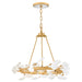 Fredrick Ramond Canada - LED Chandelier - Audra - Deluxe Gold- Union Lighting Luminaires Decor