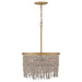 Fredrick Ramond Canada - LED Convertible Semi-Flush Mount - Rubina - Burnished Gold- Union Lighting Luminaires Decor