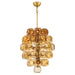 Fredrick Ramond Canada - LED Chandelier - Perriand - Unlacquered Brass- Union Lighting Luminaires Decor