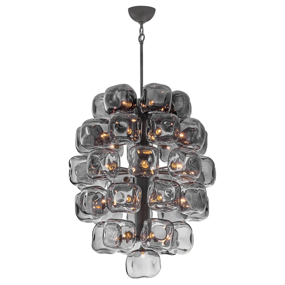 Fredrick Ramond Canada - LED Chandelier - Perriand - Brushed Graphite- Union Lighting Luminaires Decor