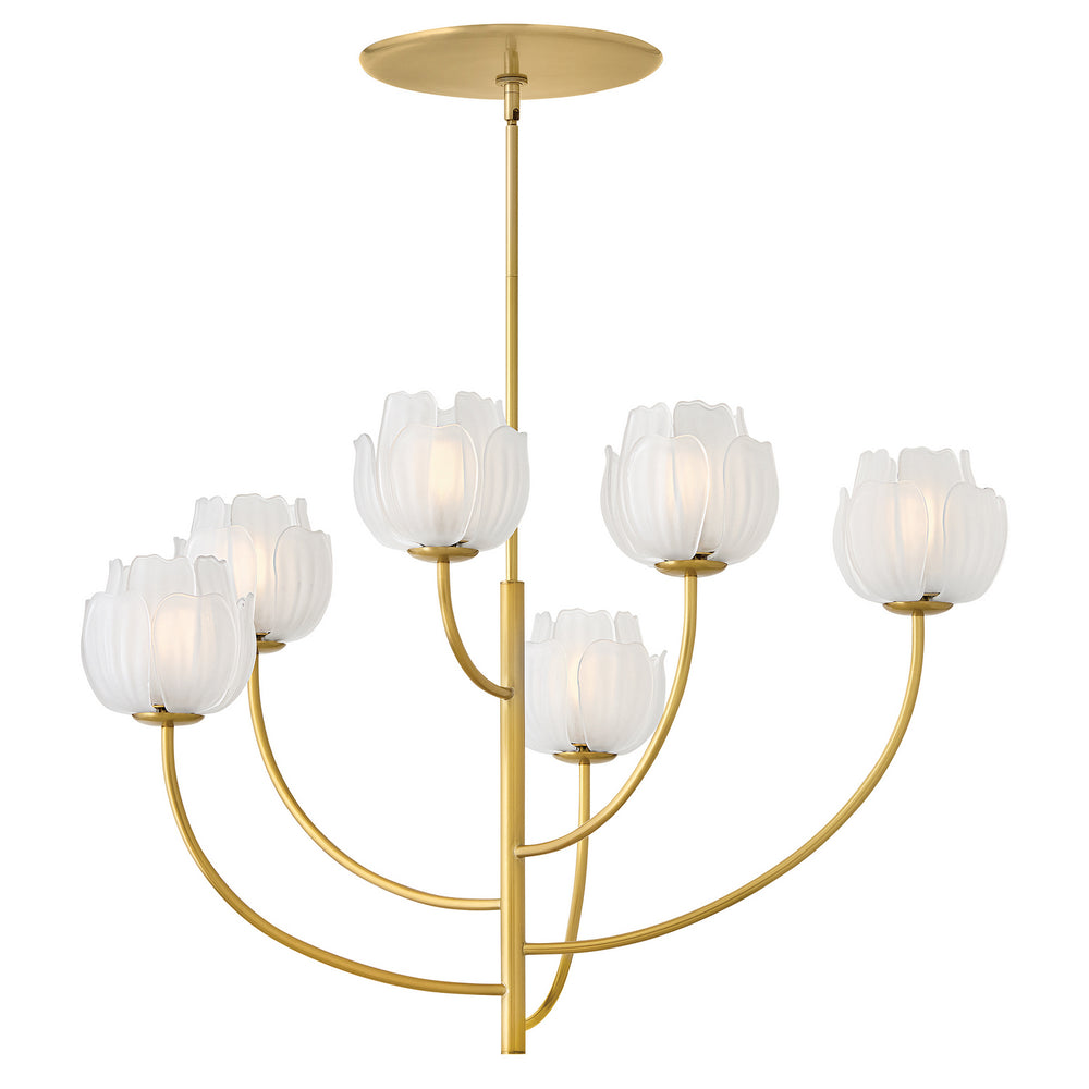 Fredrick Ramond Canada - LED Chandelier - Fantine - Unlacquered Brass- Union Lighting Luminaires Decor