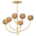 Fredrick Ramond Canada - LED Chandelier - Fantine - Unlacquered Brass- Union Lighting Luminaires Decor