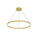 Kuzco Canada - LED Pendant - Cerchio - Brushed Gold- Union Lighting Luminaires Decor