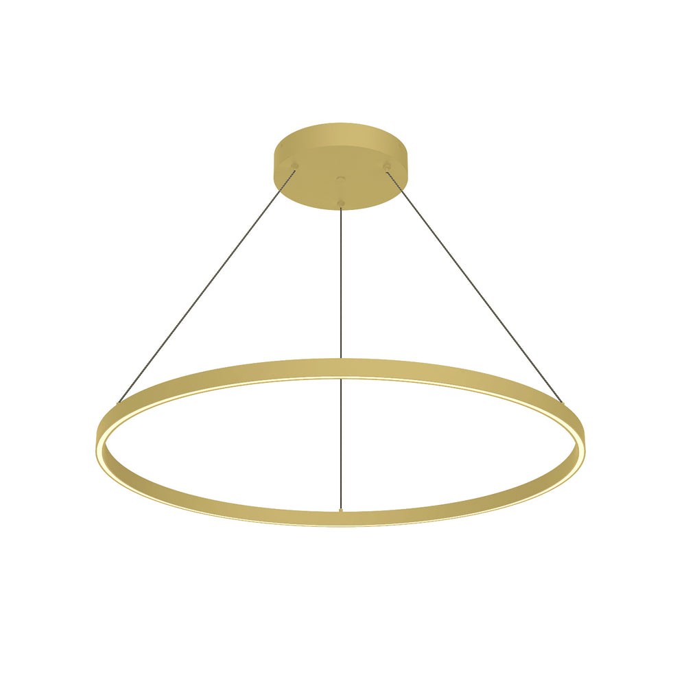 Kuzco Canada - LED Pendant - Cerchio - Brushed Gold- Union Lighting Luminaires Decor