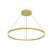 Kuzco Canada - LED Pendant - Cerchio - Brushed Gold- Union Lighting Luminaires Decor