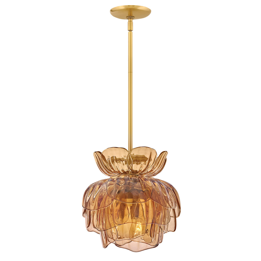Fredrick Ramond Canada - LED Pendant - Fantine - Unlacquered Brass- Union Lighting Luminaires Decor