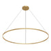 Kuzco Canada - LED Pendant - Cerchio - Brushed Gold- Union Lighting Luminaires Decor