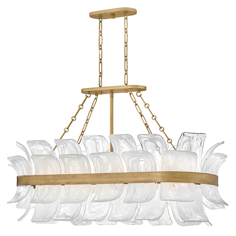 Fredrick Ramond Canada - LED Linear Pendant - Fleur - Burnished Gold- Union Lighting Luminaires Decor