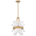 Fredrick Ramond Canada - LED Pendant - Fleur - Burnished Gold- Union Lighting Luminaires Decor