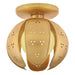 Fredrick Ramond Canada - LED Semi Flush Mount - Anthos - Unlacquered Brass- Union Lighting Luminaires Decor