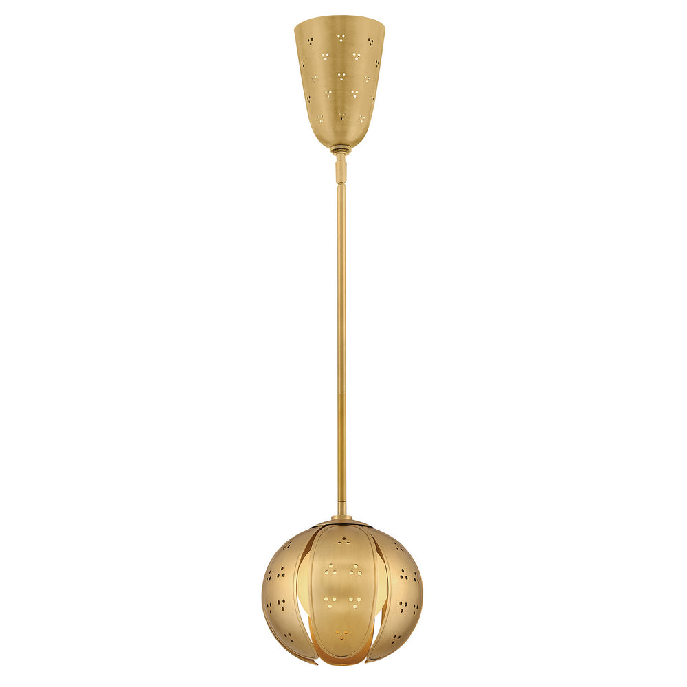 Fredrick Ramond Canada - LED Pendant - Anthos - Unlacquered Brass- Union Lighting Luminaires Decor