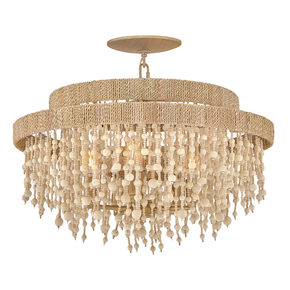 Fredrick Ramond Canada - LED Semi Flush Mount - Freya - Burnished Gold- Union Lighting Luminaires Decor