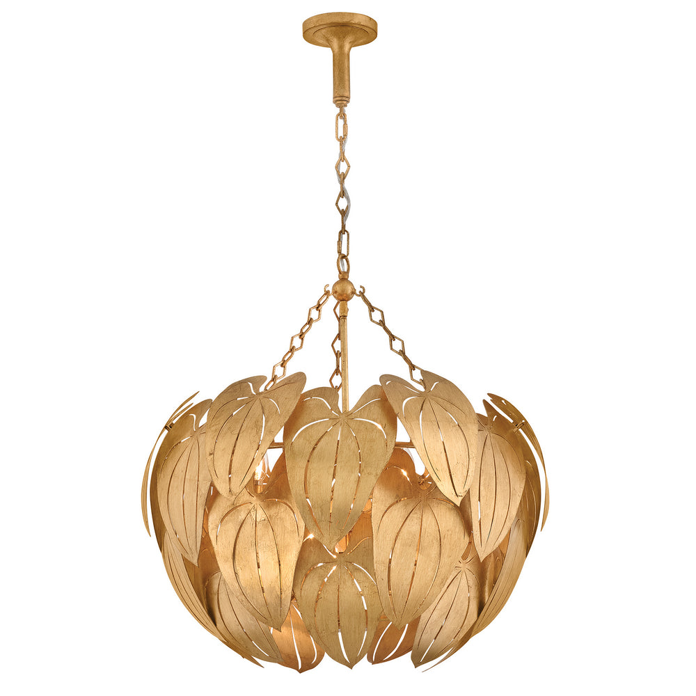 Fredrick Ramond Canada - LED Chandelier - Camille - Distressed Brass- Union Lighting Luminaires Decor