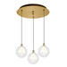 Kuzco Canada - LED Pendant - Bolla - Brushed Gold- Union Lighting Luminaires Decor