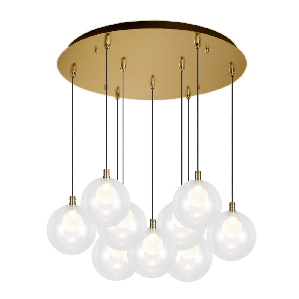 Kuzco Canada - LED Pendant - Bolla - Brushed Gold- Union Lighting Luminaires Decor