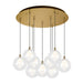 Kuzco Canada - LED Pendant - Bolla - Brushed Gold- Union Lighting Luminaires Decor