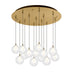Kuzco Canada - LED Pendant - Bolla - Brushed Gold- Union Lighting Luminaires Decor