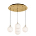 Kuzco Canada - LED Pendant - Bolla - Brushed Gold/Opal Glass- Union Lighting Luminaires Decor