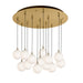 Kuzco Canada - LED Pendant - Bolla - Brushed Gold/Opal Glass- Union Lighting Luminaires Decor