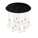 Kuzco Canada - LED Pendant - Bolla - Black/Opal Glass- Union Lighting Luminaires Decor