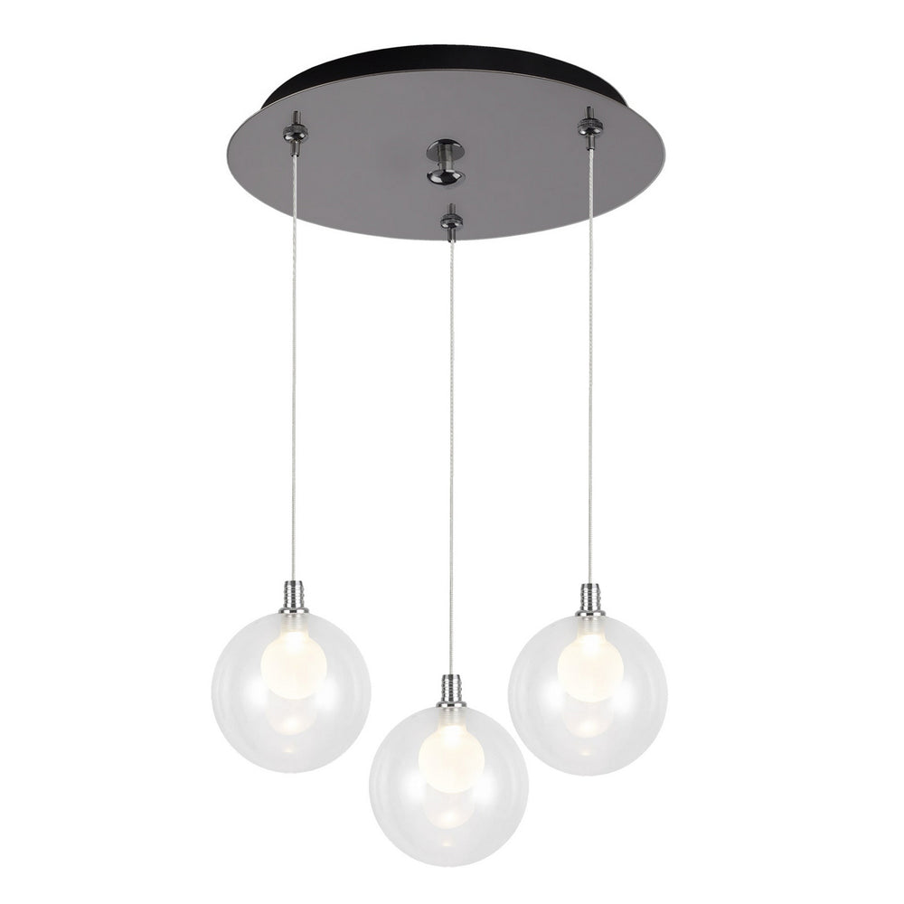 Kuzco Canada - LED Pendant - Bolla - Chrome- Union Lighting Luminaires Decor
