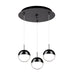 Kuzco Canada - LED Pendant - Pluto - Black Chrome- Union Lighting Luminaires Decor