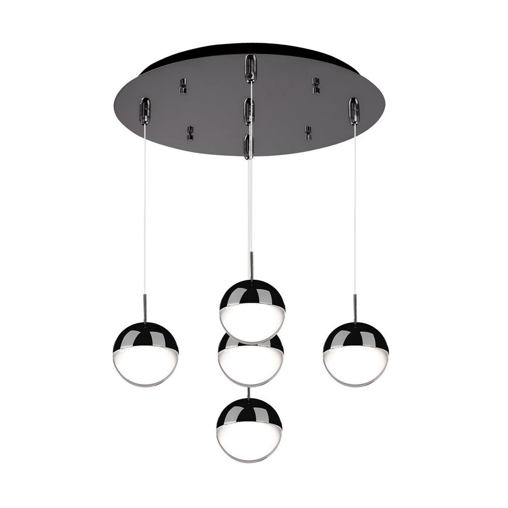 Kuzco Canada - LED Pendant - Pluto - Black Chrome- Union Lighting Luminaires Decor