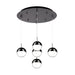 Kuzco Canada - LED Pendant - Pluto - Black Chrome- Union Lighting Luminaires Decor