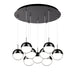 Kuzco Canada - LED Pendant - Pluto - Black Chrome- Union Lighting Luminaires Decor