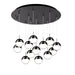 Kuzco Canada - LED Pendant - Pluto - Black Chrome- Union Lighting Luminaires Decor
