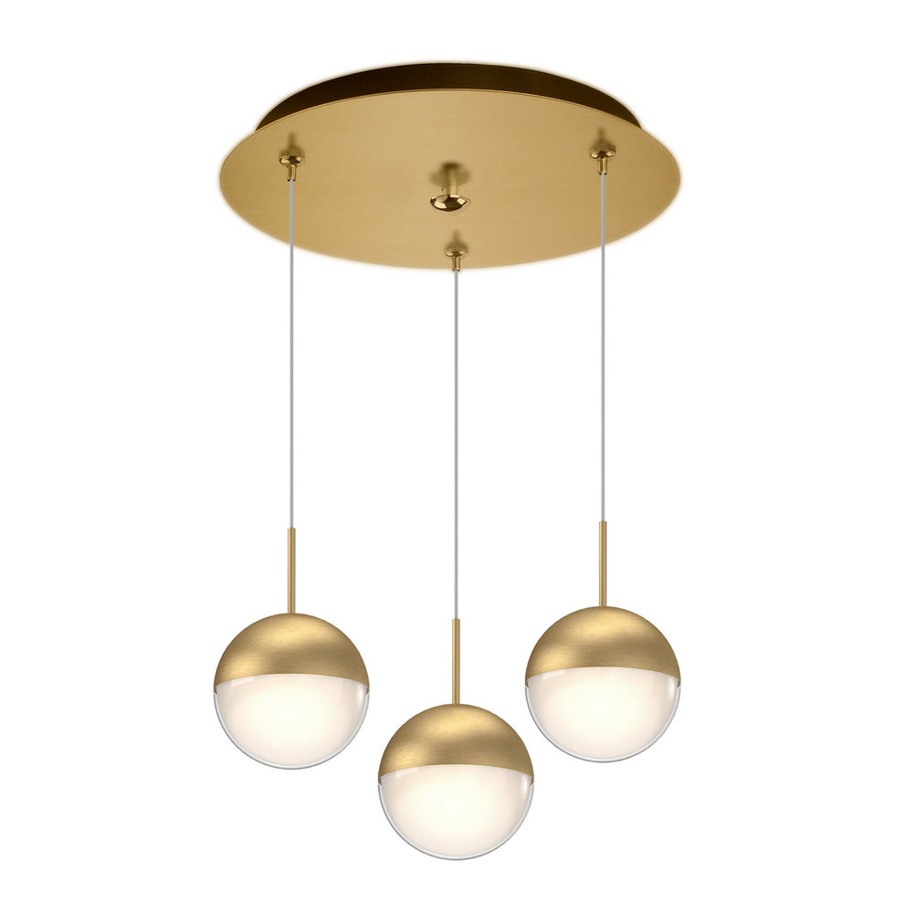 Kuzco Canada - LED Pendant - Pluto - Brushed Gold- Union Lighting Luminaires Decor