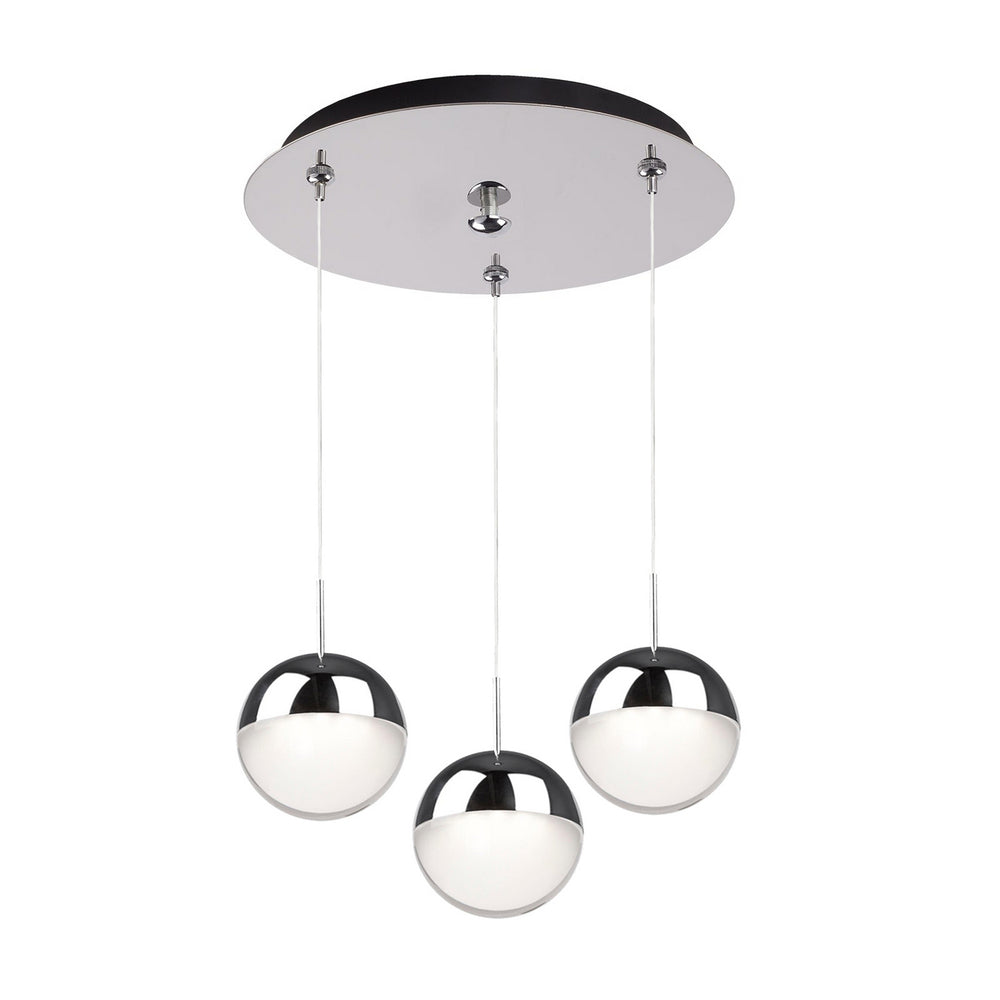 Kuzco Canada - LED Pendant - Pluto - Chrome- Union Lighting Luminaires Decor