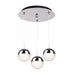 Kuzco Canada - LED Pendant - Pluto - Chrome- Union Lighting Luminaires Decor