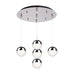 Kuzco Canada - LED Pendant - Pluto - Chrome- Union Lighting Luminaires Decor