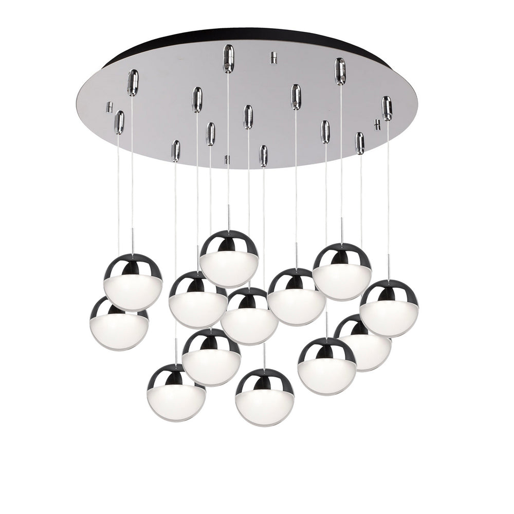 Kuzco Canada - LED Pendant - Pluto - Chrome- Union Lighting Luminaires Decor