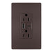 Legrand Canada - 15A Tamper-Resistant Ultra-Fast USB Type A/C Outlet - Dark Bronze- Union Lighting Luminaires Decor
