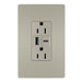 Legrand Canada - 15A Tamper-Resistant Ultra-Fast USB Type A/C Outlet - Nickel- Union Lighting Luminaires Decor