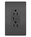 Legrand Canada - 15A Tamper-Resistant USB Type A/C Outlet - Black- Union Lighting Luminaires Decor