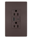 Legrand Canada - 15A Tamper-Resistant USB Type A/C Outlet - Dark Bronze- Union Lighting Luminaires Decor