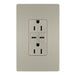 Legrand Canada - 15A Tamper-Resistant Ultra-Fast USB Type C/C Outlet - Nickel- Union Lighting Luminaires Decor