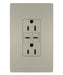 Legrand Canada - 3.1 C-C USB+15A DUP REC NI VPK - Nickel- Union Lighting Luminaires Decor