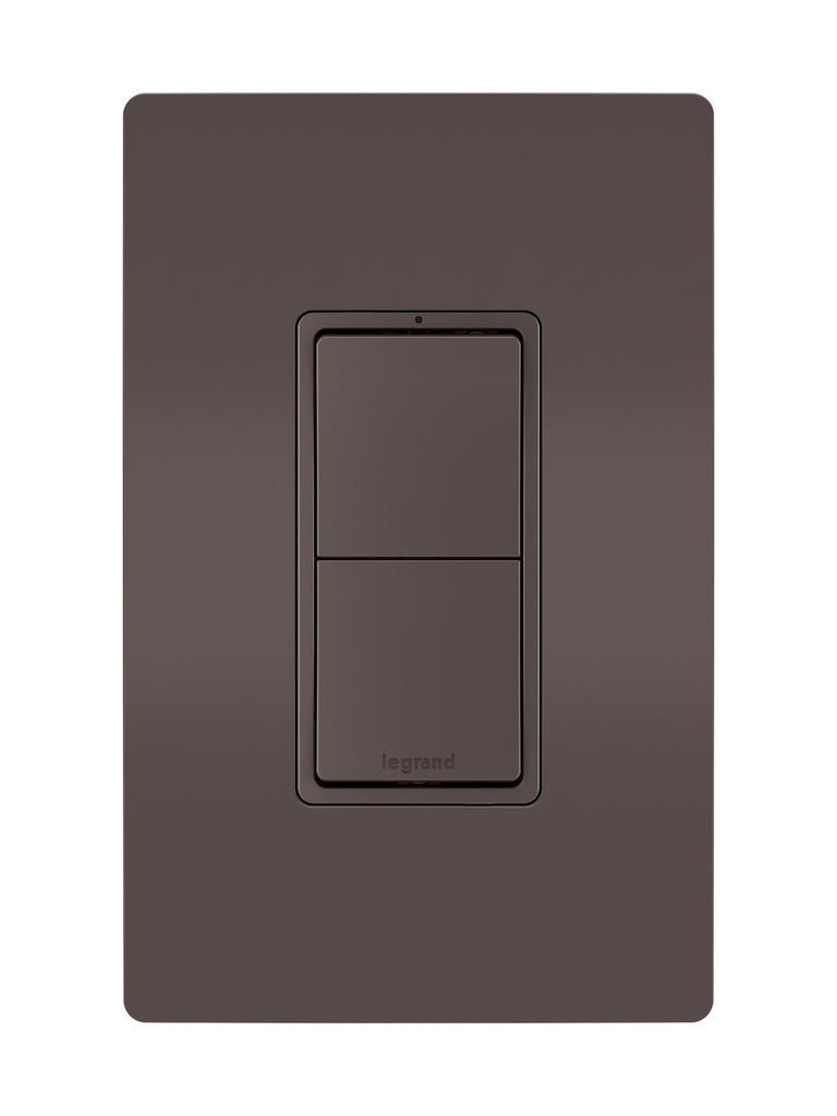 Legrand Canada - Two Single-Pole Switches - Brown- Union Lighting Luminaires Decor