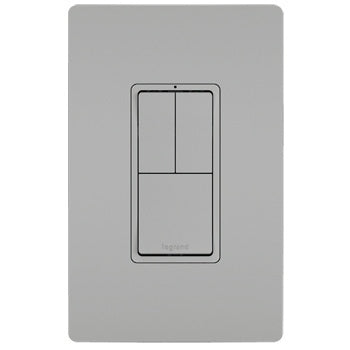 Legrand Canada - Two Single-Pole Switches and Single Pole/3-Way Switch - Grey- Union Lighting Luminaires Decor