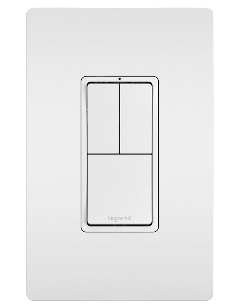 Legrand Canada - Two Single-Pole Switches and Single Pole/3-Way Switch - White- Union Lighting Luminaires Decor