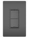 Legrand Canada - Two Single-Pole Switches - Black- Union Lighting Luminaires Decor