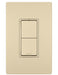 Legrand Canada - Two Single-Pole Switches - Ivory- Union Lighting Luminaires Decor
