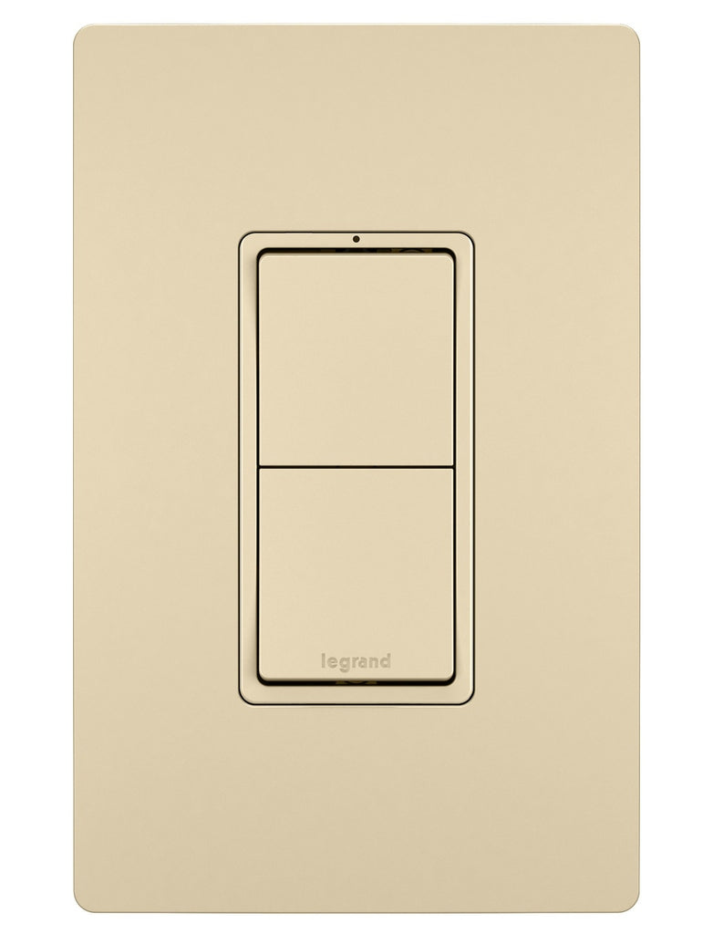 Legrand Canada - Two Single-Pole Switches - Ivory- Union Lighting Luminaires Decor