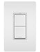 Legrand Canada - Two Single-Pole Switches - White- Union Lighting Luminaires Decor