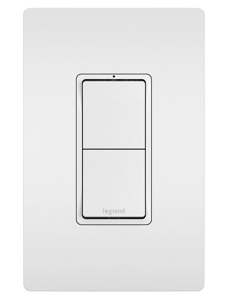 Legrand Canada - Two Single-Pole Switches - White- Union Lighting Luminaires Decor